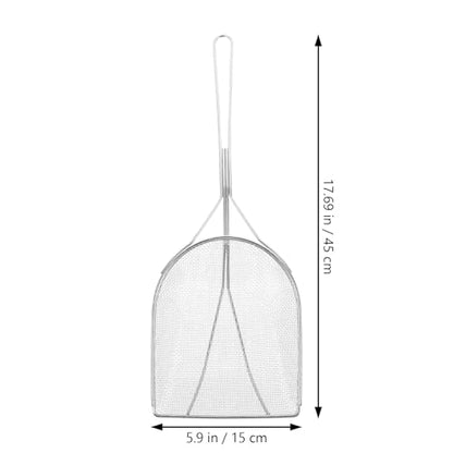 PRETYZOOM Reptile Sand Scoop Stainless Steel Fine Mesh Shovel for Terrarium Substrate Cleaning Lizard Snake Turtle Bedding Tool