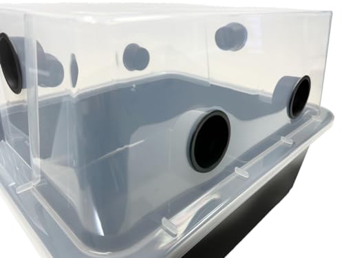Grower's Select Mushroom Monotub Fruiting Chamber with Filter Disks and Liner - size: 48 Quart