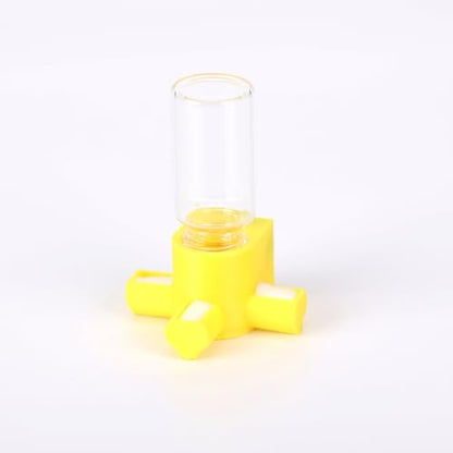 Jumping Spider Water Dispenser, Magnetic Hanging Feeder,Suitable for Jumping Spiders,Tarantulas, Praying Mantises,Arboreal Animals, and Other Small Animal Enclosure Accessories,5ML (Yellow) - color: Yellow