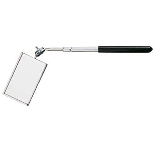 General Tools Oblong Inspection Mirror, 3 1/2-inch (L) x 2-inch (W) (318-560), Black on Chrome - size: Telescoping Glass Oval, style: Telescoping Glass Oval