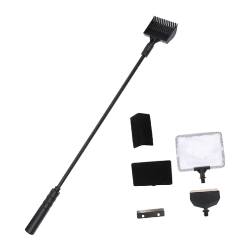 1set Fish Tank Cleaning Tool Aquarium Scraper Brush Net Sponge Spoon for Efficient Tank Maintenance Easy to Use Store Detach Aquarium Accessories for All