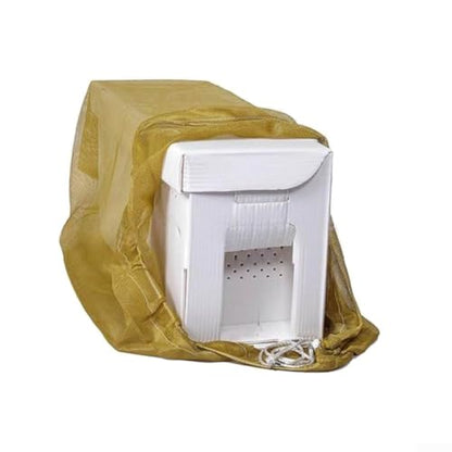 Mesh Transport Bag 36x30in, Breathable Hive Package Carrier Honey Bees, Secure Drawstring Closure, for weather-resistant Reusable