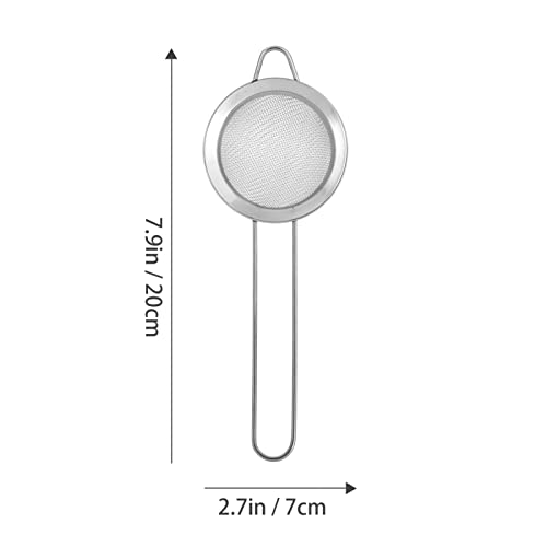 NUOBESTY 2pcs Stainless Steel Reptile Sand Substrate Scoop Shovel Sifter Fine Mesh Metal Reptile Litter Cleaner Scooper for Sand Bedding