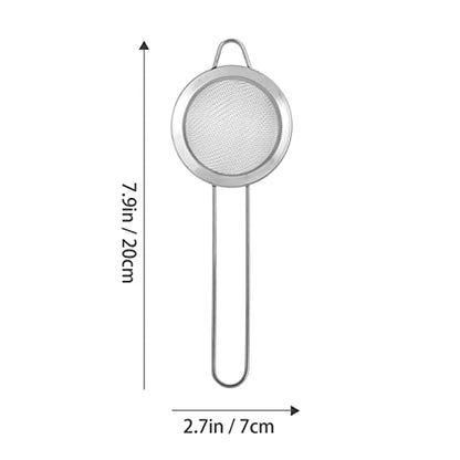 NUOBESTY 2pcs Stainless Steel Reptile Sand Substrate Scoop Shovel Sifter Fine Mesh Metal Reptile Litter Cleaner Scooper for Sand Bedding