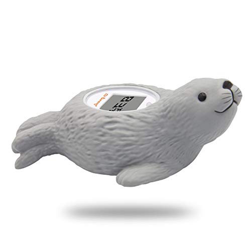 Doli Yearning Baby Bath Thermometer Baby Safety Water Thermometer for Kids | ±1℉ Accuracy; Long Battery Life; BPA-Free; Rapid Response - color: Grey