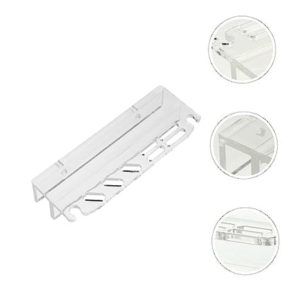 LIOOBO Aquarium Cleaning Tool Holder Acrylic Water Grass Stand Fish Tank Organizer