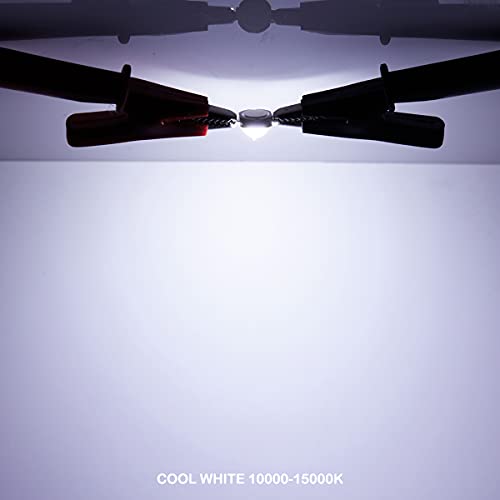 CHANZON 10 pcs High Power Led Chip 3W Cool White 10000k - 15000K | (600mA- 700mA / DC 3V - 3.4V / 3 Watt) Super Bright Intensity SMD COB Light Emitter Components Diode Bulb Bead DIY Lighting - color: D) Cool-white (10000k)