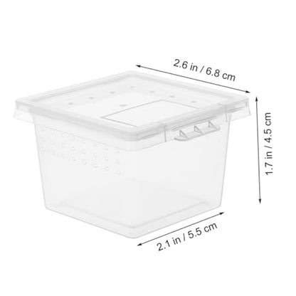 IMIKEYA 20pcs Reptile Breeding Box for Snakes Geckos Tarantulas and Frogs Enclosure for Pets Lightweight and Wear-Resistant Reptile Container