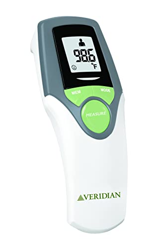 Infrared Thermometer | Forehead Measurements | 1-Second Readout | Hygienic Non-Contact | Whole Family Care | 3-Year Warranty (Pack of 2) - size: 1 Count (Pack of 2)