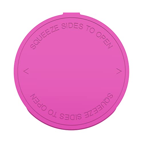 90 Dram CR Plastic Packaging Pop Top Containers - Child Resistant Travel Holder Vial Bottles - 60 qty (Pink) - color: Pink