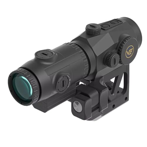 Vector Optics Scrapper Multi-Reticle Red Dot Sight & 3X Magnifier Combo Set | 2 MOA DOT & 34 MOA Circle | with 1-piece Flip-to-Side Picatinny Mount for Both LH & RH, 2.26 Inch Center Height, IP67 - size: 1x29 mm