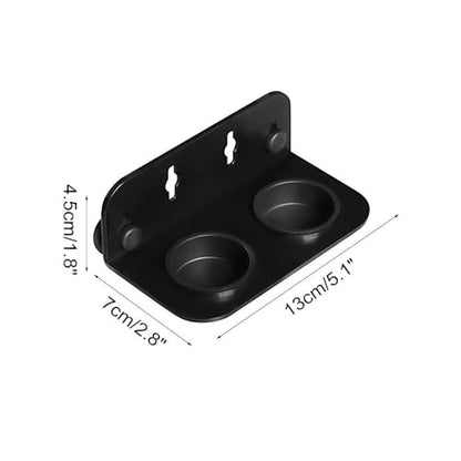 Gecko Feeding Ledge, Hanging Double Reptile Feeder Bowl with Suction Cup, Reptile Food & Water Dish for Arboreal Reptiles, Tree Frogs, Geckos, Beetles