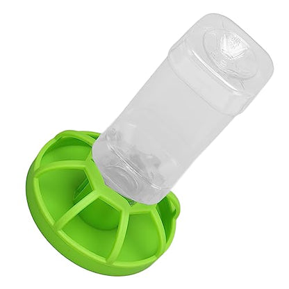 Reptile Water Dispenser, PP Gravity Water Bottle Automatic Feeder with Removable Top and Smooth Edges, Self Refilling Station for Lizard Tortoise Chameleon (Small) - size: Small