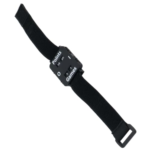Score Counter Watch with Adjustable Wristband - Score Keeper Stroke Counter Bracelet for Cricket, Tennis, Padel & Ping Pong Sport Accessories