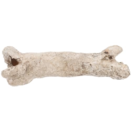 TOYANDONA Resin Reptile Hideout Cave Shelter Bone Decor Small Portable Hiding Place for Reptile Terrarium Tank Habitat