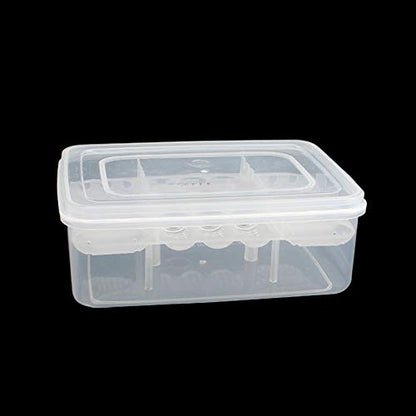 16-Grid Reptile Breeding Box - Professional Plastic Incubator for Gecko, Lizard & Mane Hatching