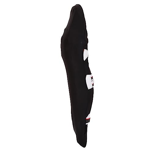 KNK Cricket Batting Pad Covers, Universal Youth and Adult Fit, Pair - color: Black
