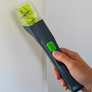 Humane Bug Catcher, Live Insect Catching Tool, Touchless Spider Catcher with Sliding Door, Safe Insect Observation Tool for Home & Garden