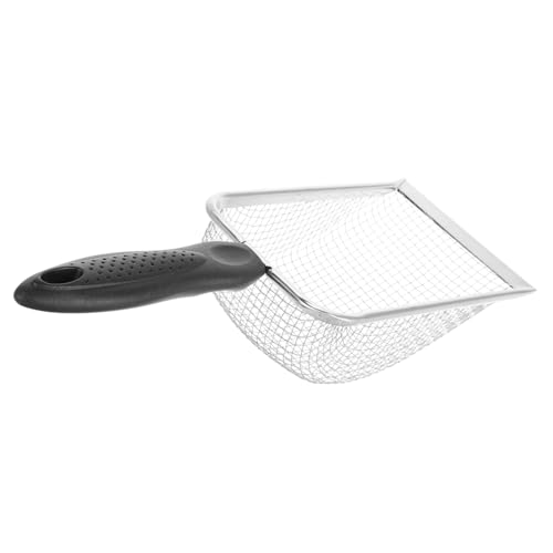 Stainless Steel Reptile Litter Cleaner Shovel Sand Substrate Scoop for Easy Cleaning of Reptile Sand Lizard Snake Fine Mesh Design for Efficient Waste