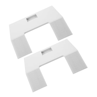 TOYANDONA 2pcs Turtle Basking Area Aquarium Accessories Sturdy Rocks for Tank Habitat Suction Cup - color: White
