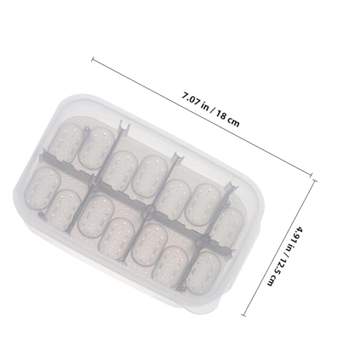 Toyvian Pets Hatching Box Durable Transparent Breeding Container for Reptiles Easy to Use and Clean for Gecko Turtle Lizard Snake and More for Home Store Color - color: Black