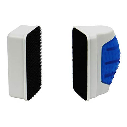 Jasonwell Magnetic Aquarium Fish Tank Glass Algae Glass Cleaner Scrubber Floating Clean Brush(S) - color: Blue, size: S