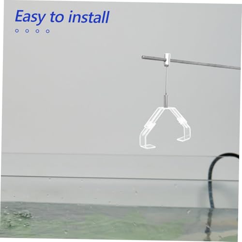 2pcs Lamp Fixing Clip for Aquariums Reptile Terrariums Durable Support for Fish Tank Lights Sturdy Design for Long Term Use Compatible with Various Lighting Needs