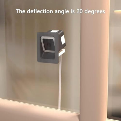 Angled Window Mount for Wyze Cam V4 / V3, Black | 20 Degrees Tilt , No Reflection , No-Drill , Through Window Glass Watch Front Yard and Driveway - color: Black, size: Pack of 1