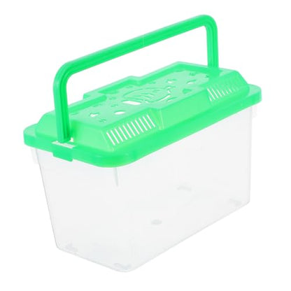 HEMOTON Desktop Handheld Portable Aquarium for Fish Turtles and Hamsters Pet Transport Box for Travel Versatile and Easy to Fish Tank Design