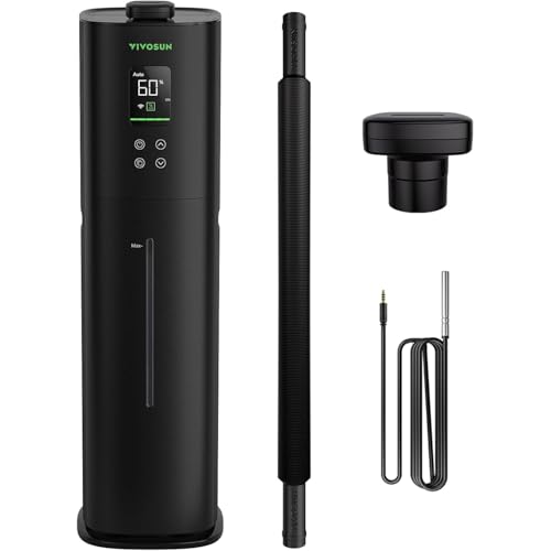 VIVOSUN AeroStream H09 Intelligent Wi-Fi Humidifier, 2.38 Gal / 9 L Humidifier with Temp & Humidity Probe, Smart Remote Control, Designed for Growers | VPD Control, Smart Auto Humidity Adjustment, 9L Large Capacity, Grow System Compatible, Designed for Gr