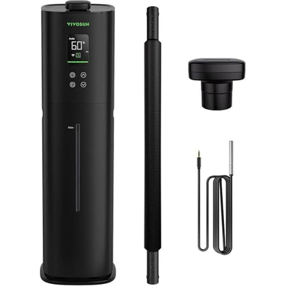 VIVOSUN AeroStream H09 Intelligent Wi-Fi Humidifier, 2.38 Gal / 9 L Humidifier with Temp & Humidity Probe, Smart Remote Control, Designed for Growers | VPD Control, Smart Auto Humidity Adjustment, 9L Large Capacity, Grow System Compatible, Designed for Gr