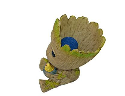TEEMO Aquarium Groot Air Bubbler Decorations, Air Bubbler Decorations for Fish Tank.(Large Size 3.75'x5.7'x3.5') - size: Large