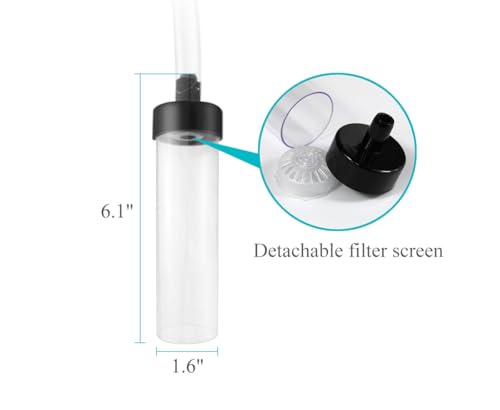 Laifoo 5ft-S Aquarium Siphon Vacuum Cleaner for Fish Tank Cleaning Gravel & Sand - size: 5ft-S