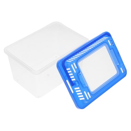 GANAZONO Portable Fish Tank Lid Plastic Turtle and Reptile Carrier for for and Pets Transport Box for Home Use