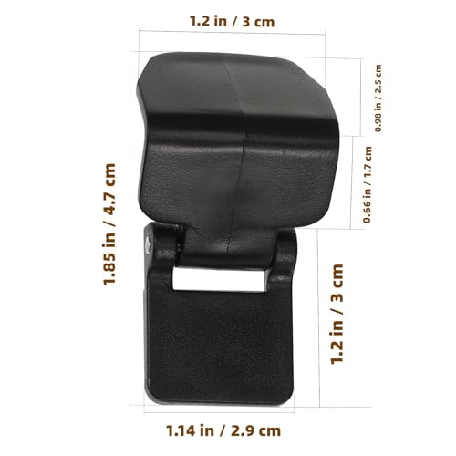 Terrarium Lock Aquarium Lid Clips, 6pcs Turtle Feeding Box Lock Buckle -Escape Reptile Terrarium Clips for Tanks Living Box Buckle 4.7 * 2.9cm/1.85 * 1.14inch