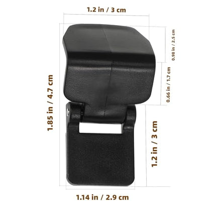 Terrarium Lock Aquarium Lid Clips, 6pcs Turtle Feeding Box Lock Buckle -Escape Reptile Terrarium Clips for Tanks Living Box Buckle 4.7 * 2.9cm/1.85 * 1.14inch