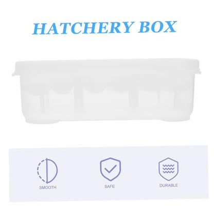 Happyyami Reptile Breeding Box Transparent Egg Incubator for Snakes Lizards Includes Thermometer Slot Efficient Hatching for Reptile Eggs