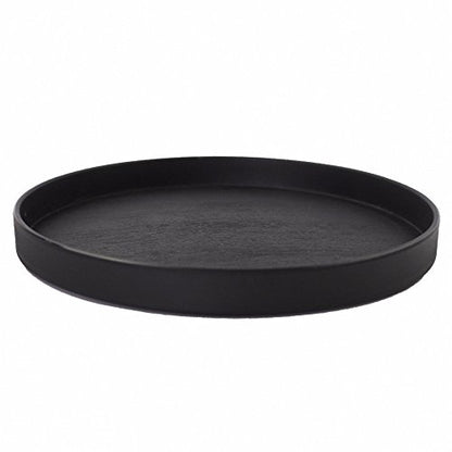 OMEM Reptile Food Bowl Water Dish,Feeding Dish, Birds Bowl (L, Black) - color: Black, size: L