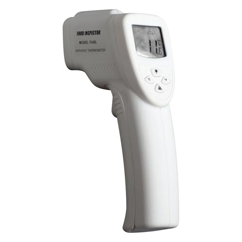 FI40L Food Inspector Accuracy complies to FDA 2022 Food Code Digital Dual Laser Infrared Thermometer Temperature Gun Instant Read for Cooking, Kitchen, Grill, BBQ, Baking