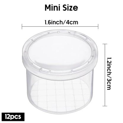 Bug Viewer Jars Critter Cage Magnifying Box 12 Pack | Insect Magnifier, Backyard Nature Exploration, Science Class Collection Entomology Class, Explorer Sample