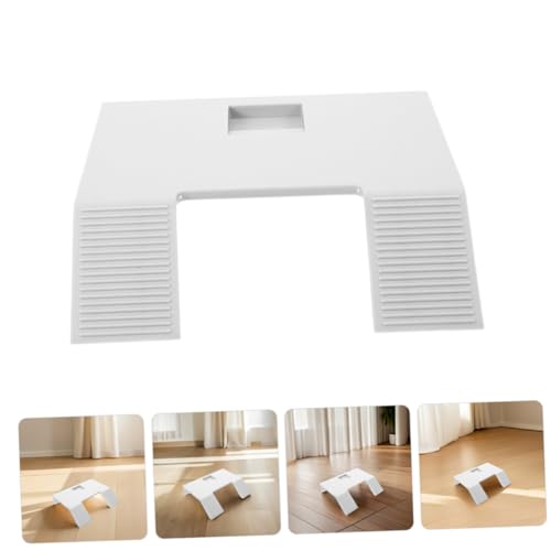 TOYANDONA 2pcs Turtle Basking Area Aquarium Accessories Sturdy Rocks for Tank Habitat Suction Cup - color: White