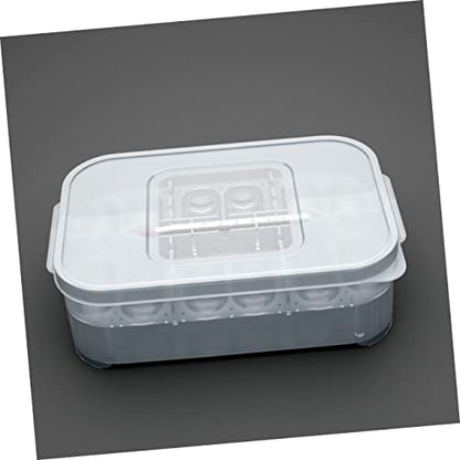 BESPORTBLE Hatchery Breeder Box for Reptiles Snake Lizard Incubation Case Thermometer Egg Capacity Random Color