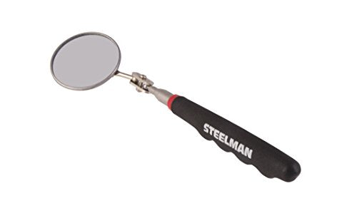 STEELMAN 41819 36-Inch Telescoping 2.25-Inch Round Inspection Mirror - size: 36 inches