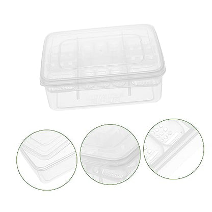 2pcs Reptile Egg Incubator Tray Compartments for Hatching Tortoise and Lizard Eggs Lightweight and Portable Breeding Box Hatchery