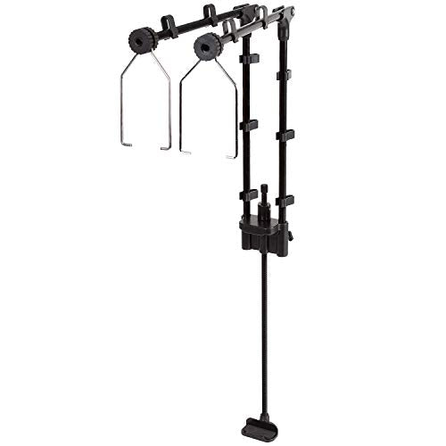 REPTI ZOO Reptile Dual Lamp Stand Lamp Hanger Holder Adjustable Metal Lamp Support for Reptile Glass Terrarium Heating Light - style: LH001D