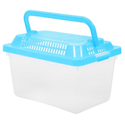 Happyyami Portable Fish Tank Handheld Aquarium for Fish Turtles and Small Reptiles Lightweight Easy to Transport Container for Pet Travel and Outdoor Adventures