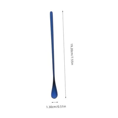 2pcs Sturdy Reptile Spoon Reptile Feeding Tool Dish Gecko Feeding Spoon Pet Supply - color: Blue