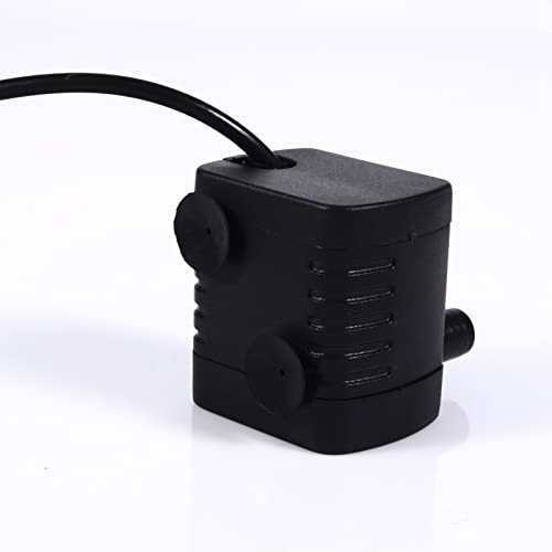 Mini Submersible Water Pump, 5V Aquarium Water Pump with USB Plug, Brushless Submersible Pump for Aquarium Fish, Pond