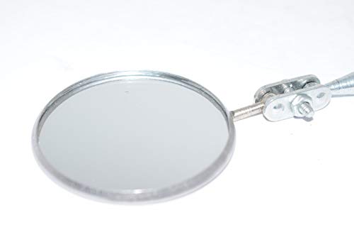 Ullman C-2 Circular Telescopic Inspection Mirror, Mirror diameter 2 1/4", Length 10 inches - size: 1 Count (Pack of 1)