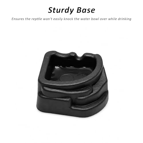 6 Pcs Spider Micro Water Bowls, Mini Resin Dish for Tarantula, Spider, Millipede and Tiny Reptiles, Food/Water Dish for Enclosure Accessories (Small: 1.01" D, 0.39" H) - size: Small- 6pack